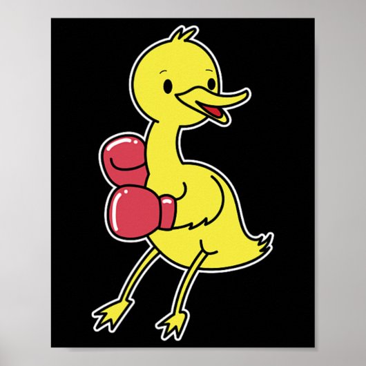 Duck doet aan boksen poster (Voorkant)
