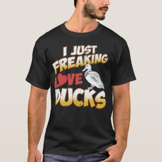 Duck doggie-dierenkunst t-shirt