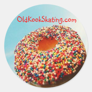 Duck Donut Sticker