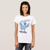Duck Doodle-Design draaien voor schermglans T-shirt (Voorkant volledig)
