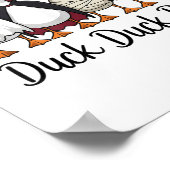 Duck Duck Boo Funny Goose Halloween Kostuum _1 Poster (Hoek)