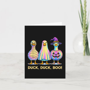Duck Duck Boo Grappig Halloween Kostuum Spooky Goo Kaart