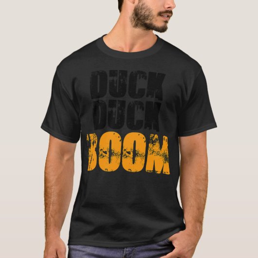 Duck Duck Boom zwarte labrador zwarte labrador T-shirt (Voorkant)