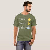 Duck Duck Cruise Ducks loeit familie T-shirt (Voorkant volledig)