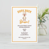 Duck Duck Deuce Tweede Verjaardag Kaart (Staand voorkant)