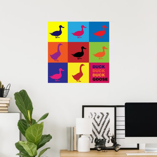 Duck Duck Duck Goose Poster (Thuiskantoor)