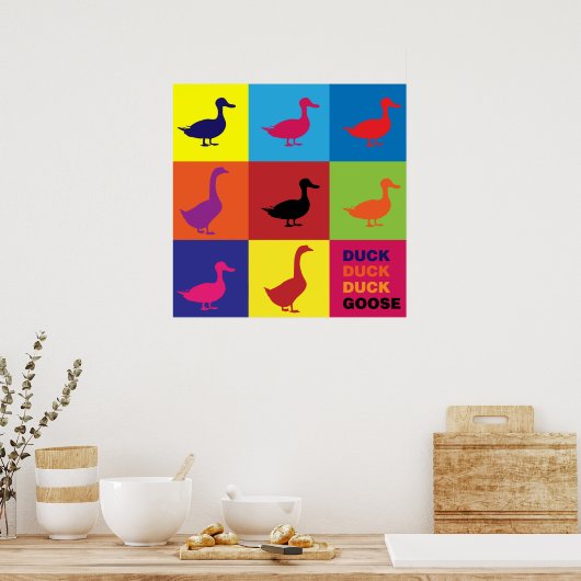 Duck Duck Duck Goose Poster (Keuken)