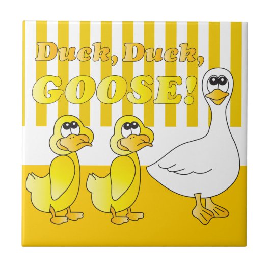 Duck, Duck, Goose Baby Nursery Theme Tegeltje (Voorkant)
