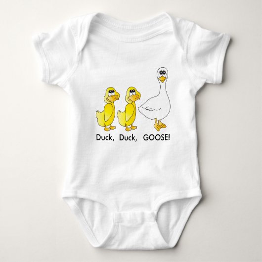 Duck, Duck, Goose | Baby Romper (Voorkant)