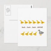 Duck Duck Goose Briefkaart (Voorkant / Achterkant)