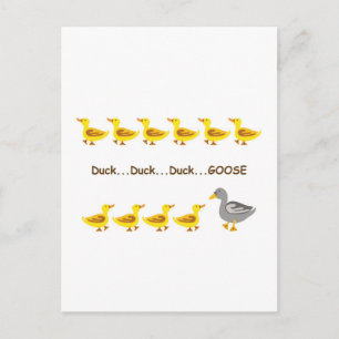 Duck Duck Goose Briefkaart
