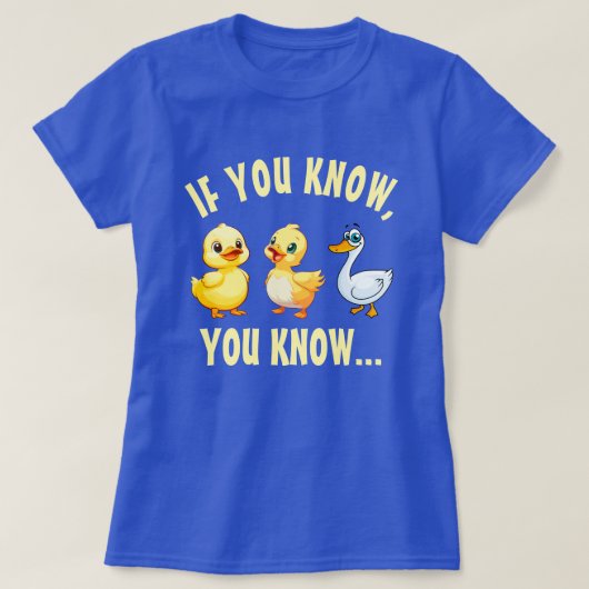 Duck Duck Goose Plezier T-shirt (Design voorkant)