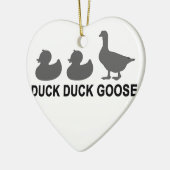 DUCK DUCK GOOSE".png Keramisch Ornament (Links)