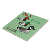 Duck Duck Goose Tegeltje (Zijkant)