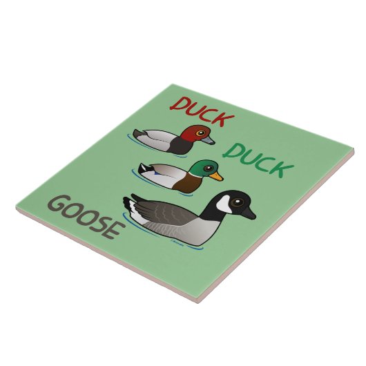 Duck Duck Goose Tegeltje (Zijkant)