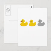 Duck, Duck, Grey Duck T Shirten.png Briefkaart (Voorkant / Achterkant)