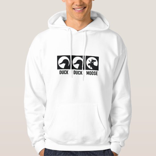 Duck Duck Moose Hoodie (Voorkant)