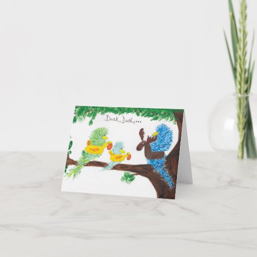 Duck, Duck, Moose Kaart (Voorkant)