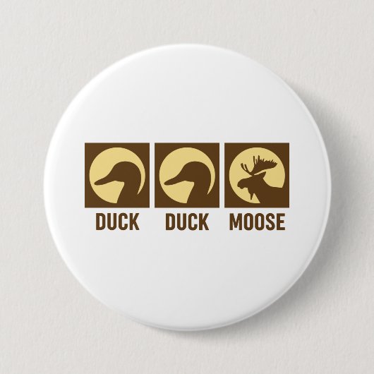 Duck Duck Moose Ronde Button 7,6 Cm (Voorkant)