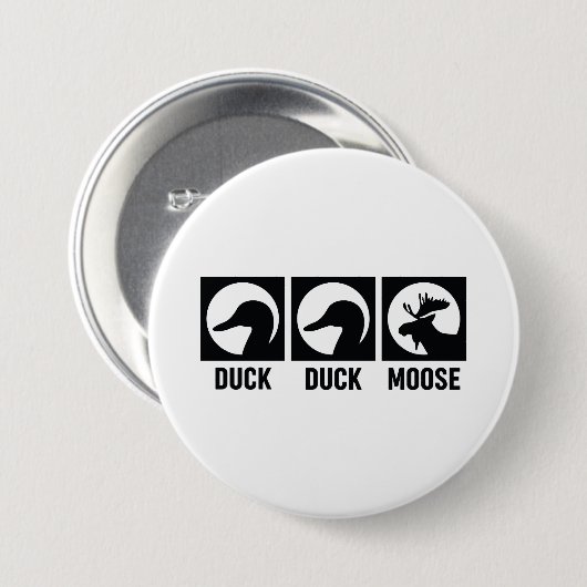 Duck Duck Moose Ronde Button 7,6 Cm (Voorkant /achterkant)