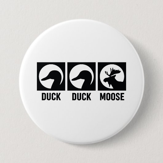 Duck Duck Moose Ronde Button 7,6 Cm (Voorkant)