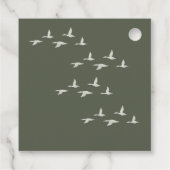 Duck Duck Oh Baby eend thema baby shower Bedankjes Labels (Achterkant)