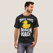 Duck Duck Says Quack Quack Duck T-shirt (Voorkant volledig)