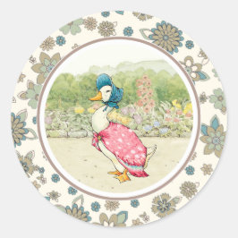 Duck Easter Ronde Sticker