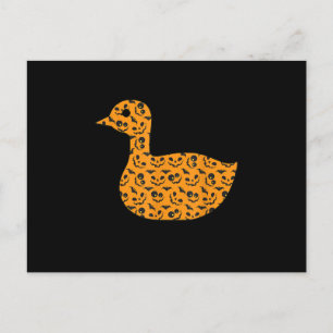 Duck Easy Halloween Outfit Mallard Dipper Lazy Briefkaart