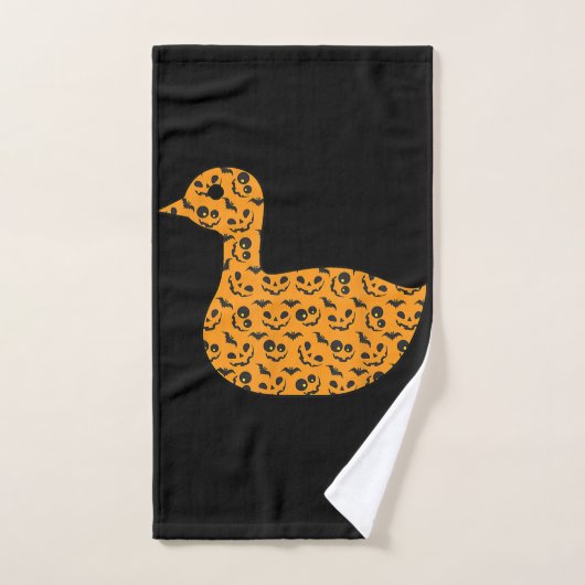 Duck Easy Halloween Outfit Mallard Dipper Lazy Handdoek (Handdoek)