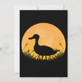 Duck Easy Halloween Outfit Mallard Dipper Moon Feestdagenkaart (Voorkant)