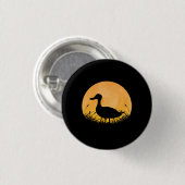 Duck Easy Halloween Outfit Mallard Dipper Moon Ronde Button 3,2 Cm (Voorkant /achterkant)