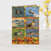 Duck een vader vaders dag kaart. kaart (Gele Bloem)