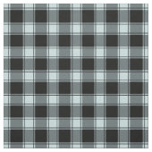 Duck Egg Blue & Black Buffalo Plaid Stof (Swatch)