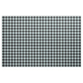 Duck Egg Blue & Black Plaid Gingham Stof (Fat Quarter)