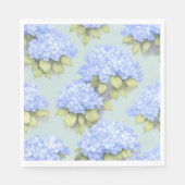 Duck Egg Blue Hydrangea Standard Luncheon Napkins Servet (Voorkant)