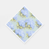 Duck Egg Blue Hydrangea Standard Luncheon Napkins Servet (Hoek)