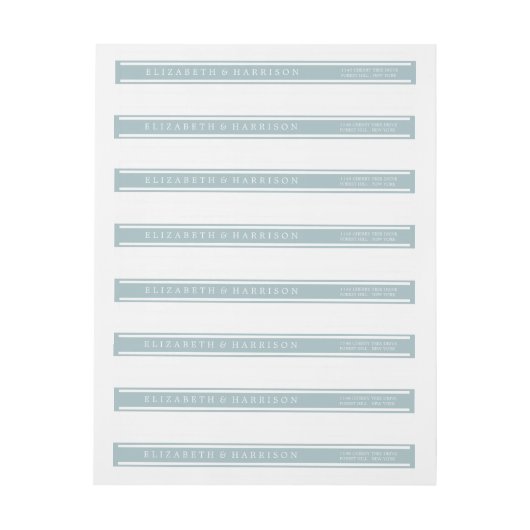 Duck Egg Blue Modern Wedding (Vel)