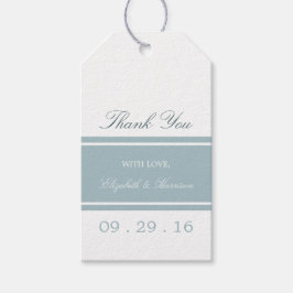 Duck Egg Blue Modern Wedding Cadeaulabel