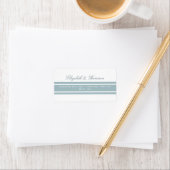 Duck Egg Blue Modern Wedding Etiket (Insitu)