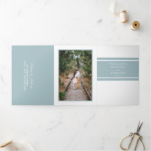 Duck Egg Blue Modern Wedding Suite