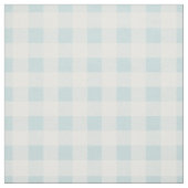 Duck Egg Blue & White Plaid Gingham Stof (Swatch)