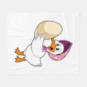 Duck Egg Fleece Deken (Voorkant (Horizontaal))