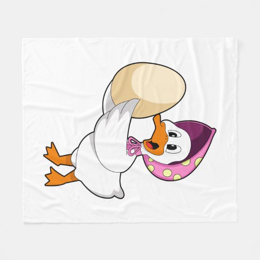 Duck Egg Fleece Deken (Voorkant (Horizontaal))