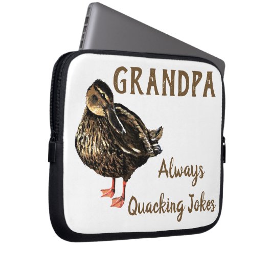 Duck Electronics Bag Laptop Sleeve (Voorkant Rechts)