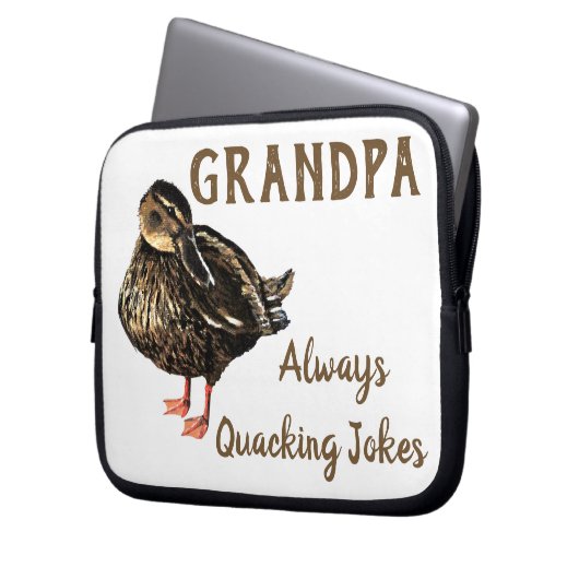 Duck Electronics Bag Laptop Sleeve (Voorkant Links)