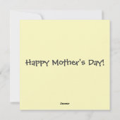 Duck en Ducking Moederdag Design Feestdagenkaart (Achterkant)