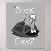 Duck en Hoesje -  nucleaire aanval Poster (Voorkant)