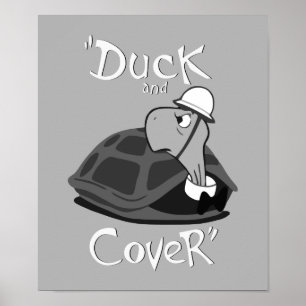 Duck en Hoesje -  nucleaire aanval Poster