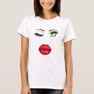 Duck Face Selfie Woman Face T-shirt